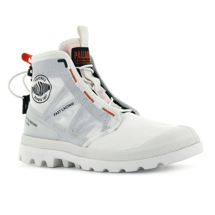 Palladium Pampa Travel Lite Laarzen Heren Lichtgrijs | NL 51QUAXZ